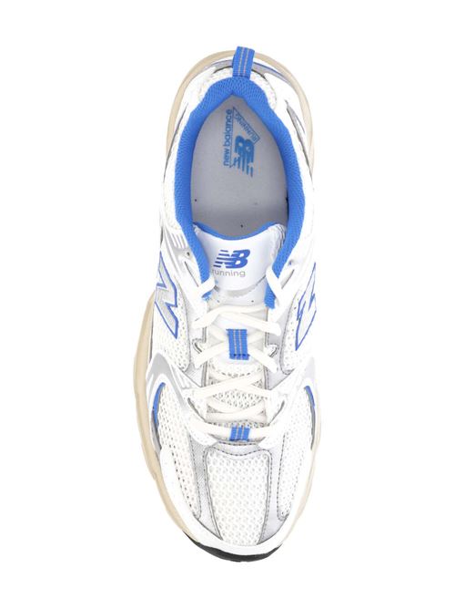 white royal blue silver mesh New Balance | MR530EAWHITE/BLUE